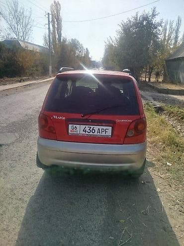 Daewoo Matiz: 2007 г., 1 л, Механика, Бензин, Хэтчбэк at lalafo.kg Daewoo Matiz: 2007 г., 1 л, Механика, Бензин, Хэтчбэк