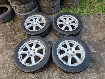 Колеса в сборе R 16, Б/у, Комплект, Легковые, Литые, отверстий - 5