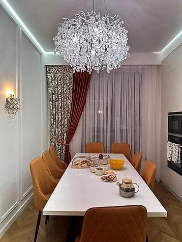 натяжные потолки плинтус: 4 комнаты, Собственник, Без подселения, С мебелью полностью — 3