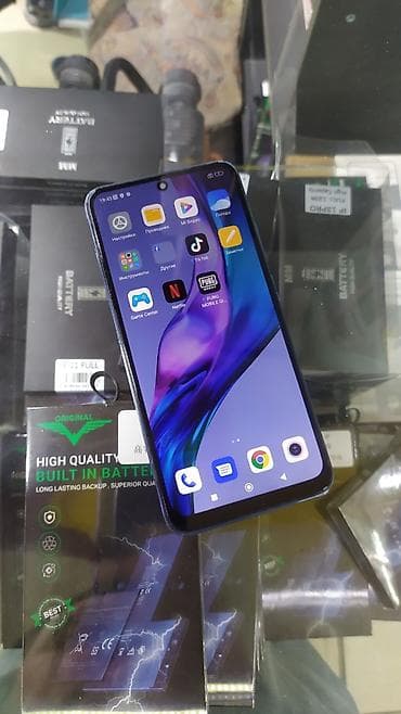 Redmi, Redmi Note 10S, Б/у, 128 ГБ, цвет - Синий, 2 SIM — 2