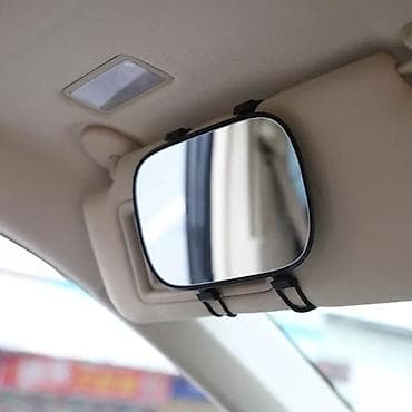 виш зеркало: Большое съемное зеркало на козырек автомобиля. Легко устанавливается — 2