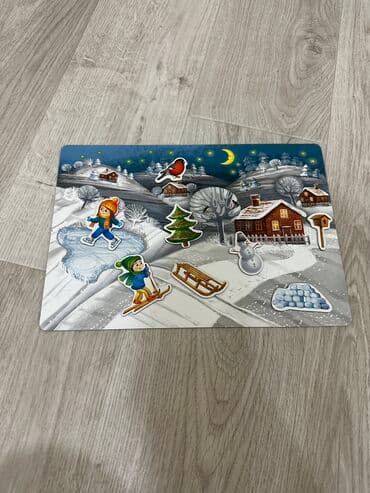 зеркальный кубик рубик: Магнитная игра «Времена года». Очень интересная, развивает мелкую — 4