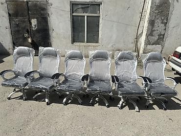 спинка для офисного кресла: Офисное кресло, Новый, С колесиками, цвет - Белый, Платная доставка, Самовывоз — 2