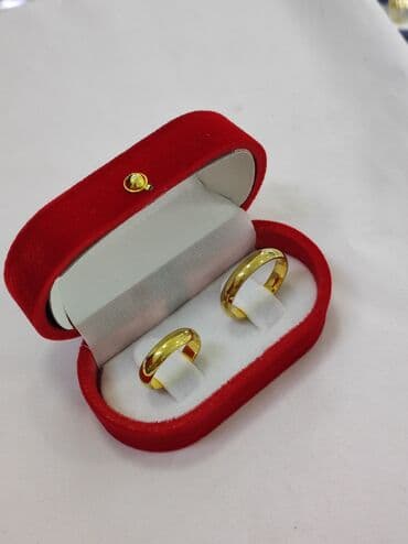 самые красивые свадебные платья в мире: Кольцы обручальные ( нике шакектери) Серебро напыление жёлтое золото — 2