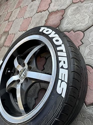 дордой диски: Наклейки на шины TOYO TIRES из 3D резины. Цвет: белый 8шт в комплекте — 5