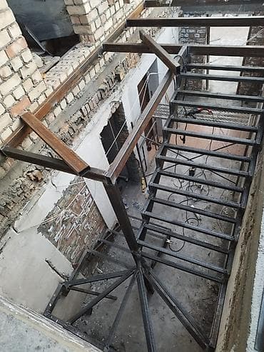 Үй жана бакча: Изготовление и монтаж металлоконструкций лестниц под ключ - — 8