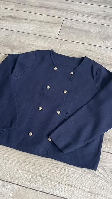 soft shell: Кардиган, Трикотаж, Короткая модель, Осень-весна, С карманами — 3