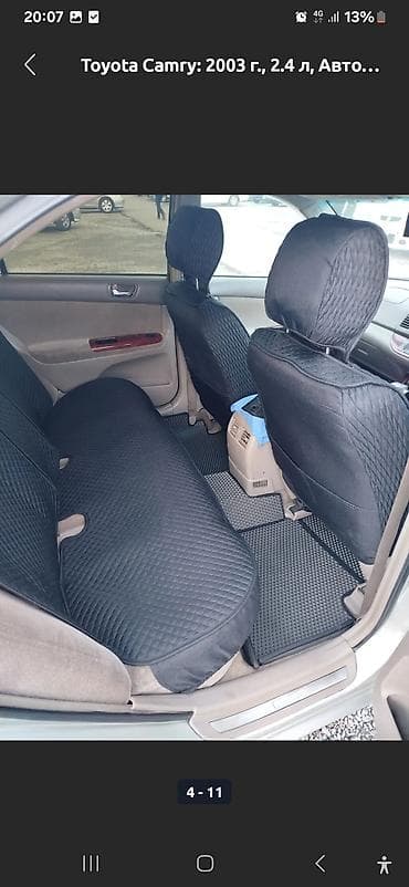 продажа авто бишкек: Toyota Camry: 2003 г., 2.4 л, Автомат, Газ, Седан — 9