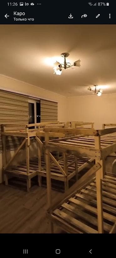 bunk bed: Продаются деревянные кровати в хорошем состоянии. цена 4500 с. торг — 6