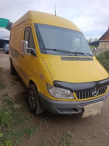 Услуги: Mercedes-Benz Sprinter фургон, желтый, удлиненная и высокая версия — 1