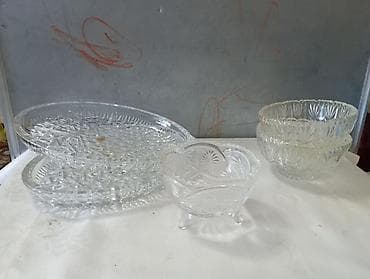 таблетки для посудомоечной машины: Набор советского хрусталя/прессованного стекла Состав по фото: - — 5