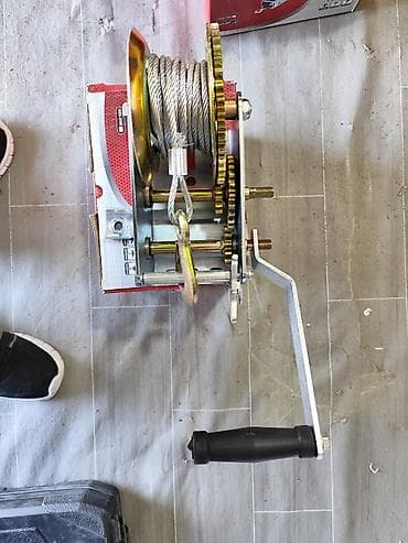 квадроцико: Ручная лебедка с тросом HAND WINCH 2000 lbs Описание: - Механичес,кая — 3
