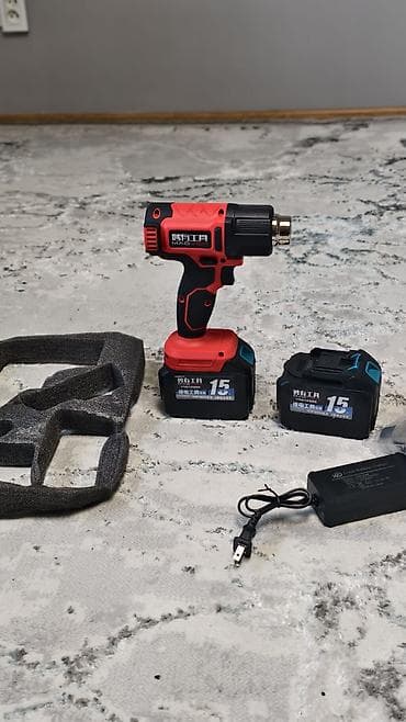 Аккумуляторный фен новый! мощность 540 градусов Два усиленных