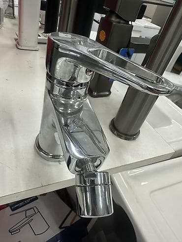 Үй жана бакча: Смеситель для умывальника, однорычажный, хром - Материал: латунь с — 2