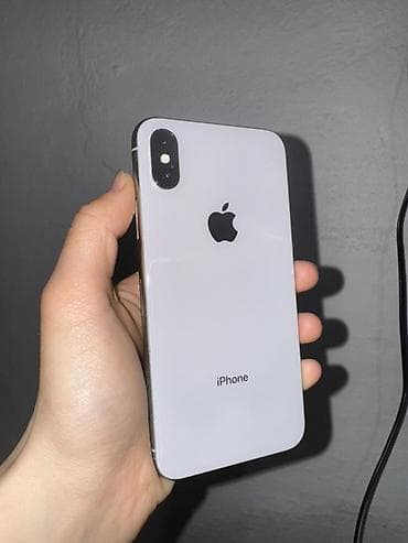 айфон 8 токмок: IPhone X, Колдонулган, 64 ГБ, Ак — 1