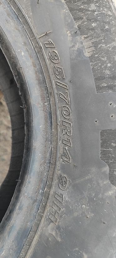 нарын шины: Шины 195 / 70 / R 14, Лето, Б/у, Пара, Легковые, Корея, Nexen — 5