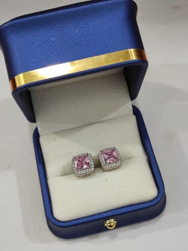 эксклюзивные свадебные пригласительные: Серебряные Серьги гвоздики Серебро 925 пробы Качество отличное — 3