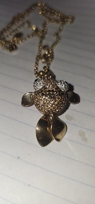 уха чиска: Кулон, Камни Сваровски, Женские, Б/у — 2