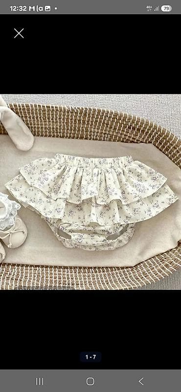 гипюровое боди: Комплект, цвет - Белый — 5