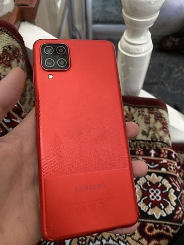 samsung quantum 2: Samsung Galaxy A12, Б/у, 64 ГБ, цвет - Красный, 2 SIM — 1