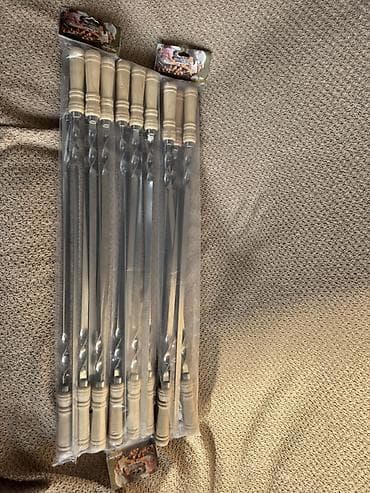 Пикник үчүн товарлар: Набор шампуров для шашлыка/барбекю - Количество в наборе: 4 комплекта — 2