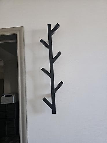 Вешалки: ИКЕА ЧУСИГ Настенная вешалка «ветка», комплект из 2 планок в отличном — 4