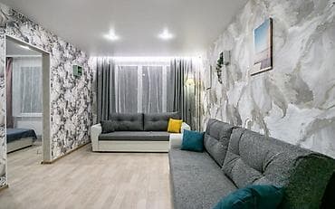 посуточная квартира в бишкеке: 1 комната, Без подселения, С мебелью полностью — 2