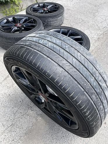 01: Литые Диски R 18 Hyundai, Комплект, отверстий - 5, Б/у — 5