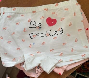 Продаю х/б трусики для принцесс 😍🤩 Раз.120/Xl прим.7-8-9 зависит от
