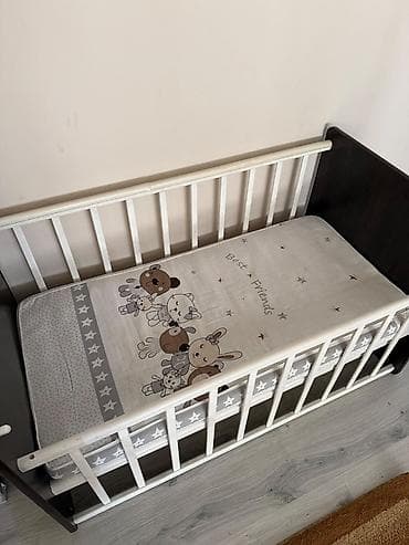 sofa bed: Детская кроватка с маятниковым механизмом - Материал: сочетание — 2