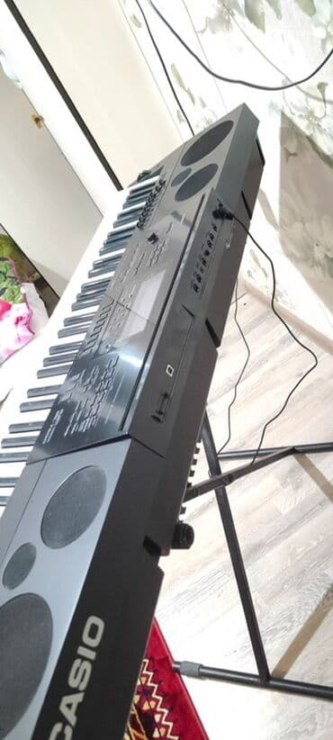 микрофон с колонкой: Синтезатор Casio WK-7600 Идиальном состоянии Почти масло в комплекте — 1