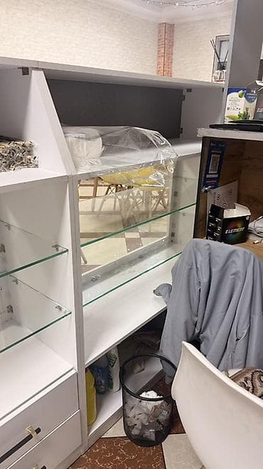 live bar: Прилавок-витрина для кафе/кофе-пойнта - Прямой модуль с двухсторонним — 4