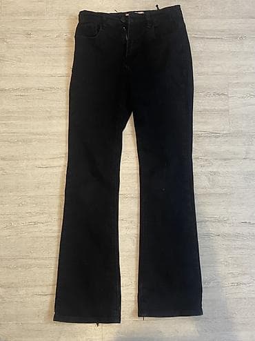 Джинсы, Клеш, Средняя талия, XS — 1