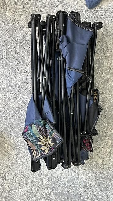 складной стол и стулья: Складной кемпинговый комплект для отдыха на природе: стол + 4 кресла — 5