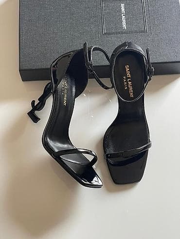 Личные вещи: Босоножки, 35.5, Yves Saint Laurent, Новый, цвет - Черный, Самовывоз, Платная доставка — 3