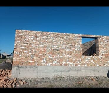 строительный форма: Кладка Пескаблок кирпич. Крыша жабабыз бардык турун европейский — 1