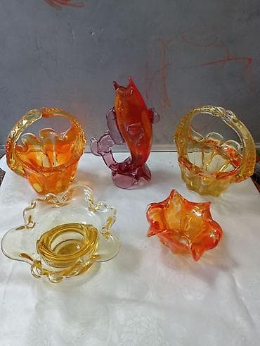 4 pot: Коллекция декоративного стекла, художественное стеклоделие (советская — 3