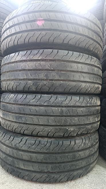 шина 225 75 16с: Шины 235 / 65 / R 16, Лето, Б/у, Комплект, Легкий коммерческий транспорт (C/LT), Германия, Continental — 1