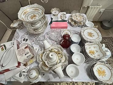 Посуда: Продаю большой комплект посуды. Часть новая, часть б/у, но в очень — 1