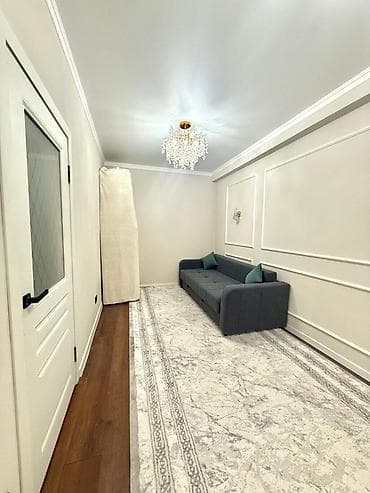 квартиры в районе ошского рынка: 1 комната, 37 м², Элитка, 3 этаж, Евроремонт — 1