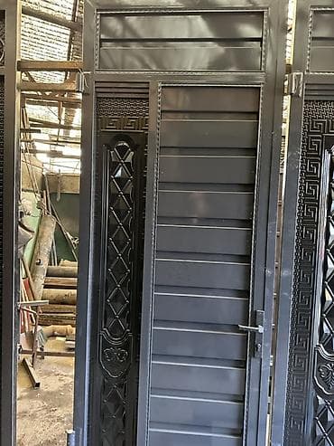 Распашные ворота: Металлические ворота и калитки из профиля - Материал: стальной каркас — 7