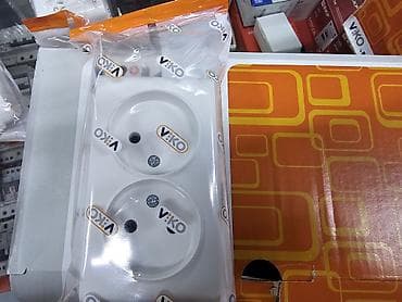 aloe vera: Розетка, С заземлением, Viko, Встроенные, 2 гнезда — 5