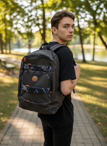 рюкзак фирменный: Рюкзак, Унисекс, Б/у — 1