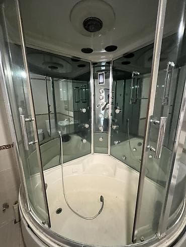 бочка для душа на дачу: Душевая кабина Полукруглая, Покрытие: Тонированное — 4