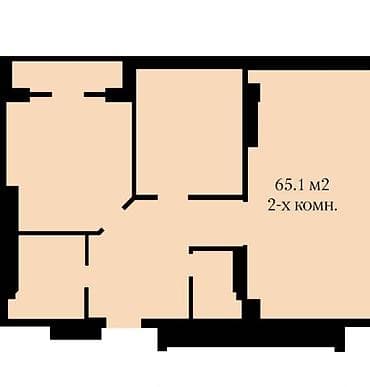 поиск квартиры: 2 комнаты, 65 м², Элитка, 10 этаж, Готовая ПСО (под самоотделку) — 9