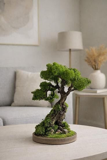 заказать аквариум: Авторские интерьерные композиции из стабилизированного мха 1) Райский — 1