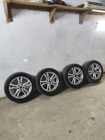 215 55 р17: Колеса в сборе 215 / 55 / R 17, Лето, Б/у, Комплект, Легковые, Литые, отверстий - 5 — 1