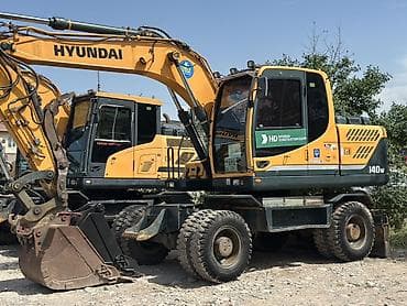 экскаваторы 140: Экскаватор, Hyundai, Колесный — 2
