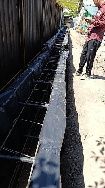 Заливка фундамента Монтаж ленточного фундамента под забор/подпорную — 2