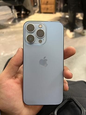 ipod mini: IPhone 13 Pro, Б/у, 128 ГБ, Голубой, Чехол, 81 % — 4